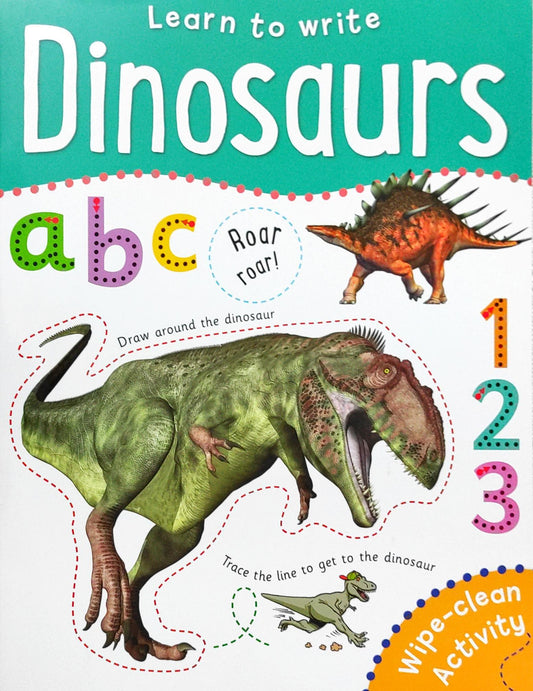 Learn To Write Dinosaures( Wipe And Clean)