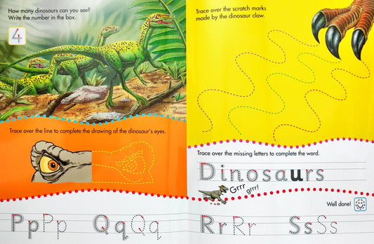 Learn To Write Dinosaures( Wipe And Clean)
