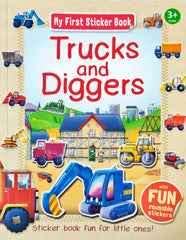 My First Sticker Book Trucks And Diggers