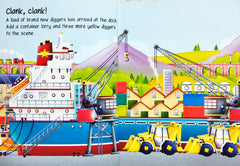 My First Sticker Book Trucks And Diggers