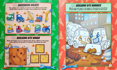 Busy Building Site Sticker Fun Book