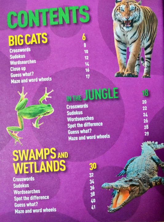 Puzzle Book Animals Fact Packed Fun
