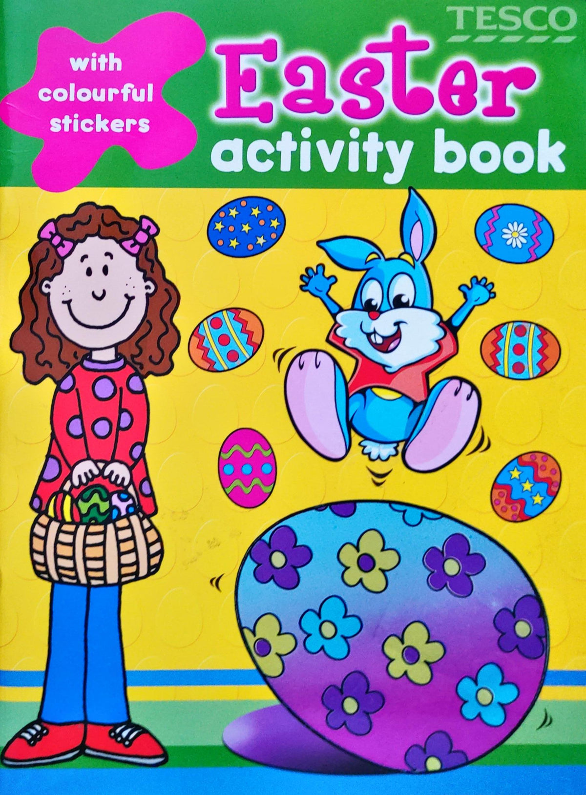 Easter Activity Book ( With Colourful Sticters)