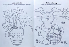 Easter Activity Book ( With Colourful Sticters)