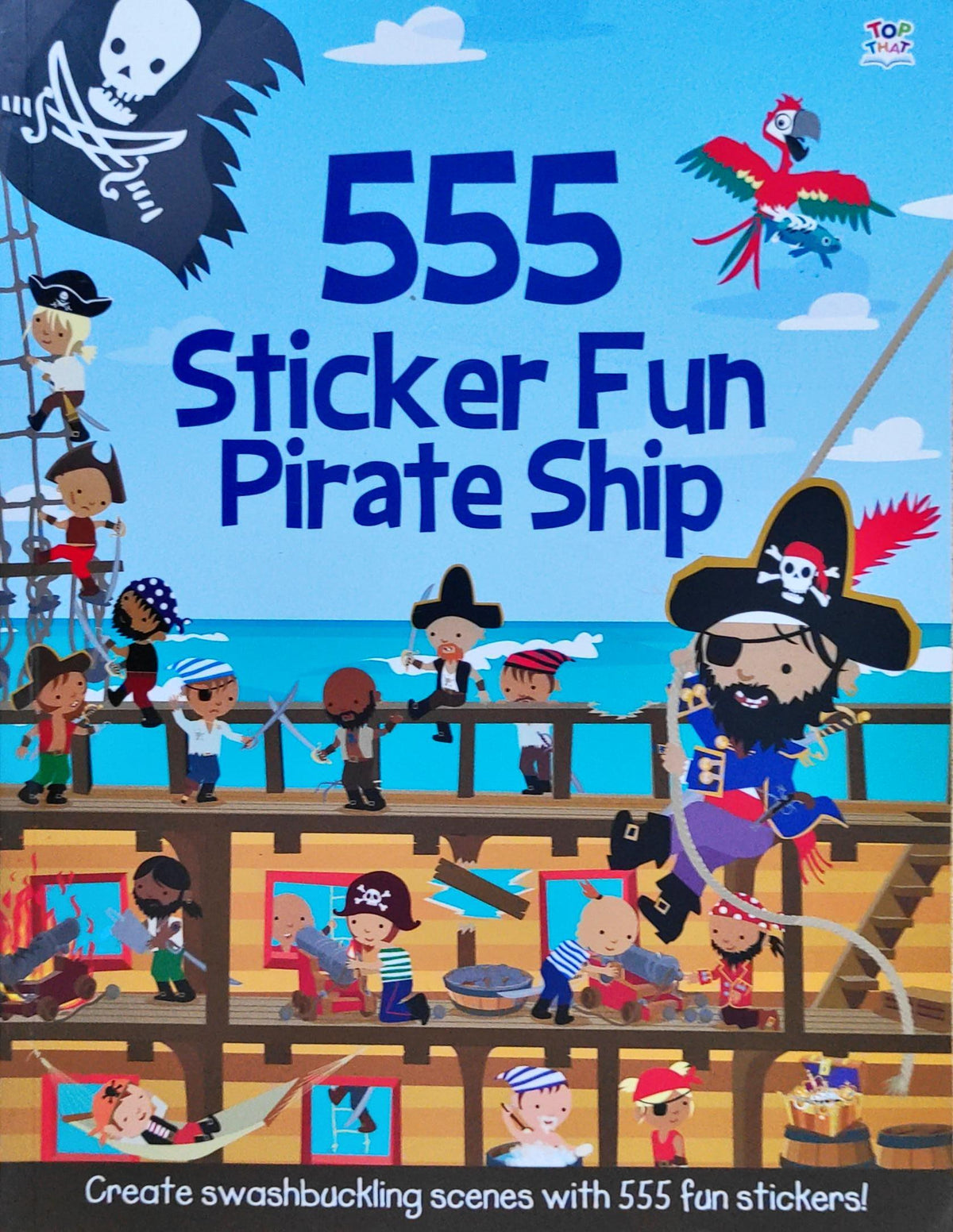 555 Sticker Fun Pirate Ship