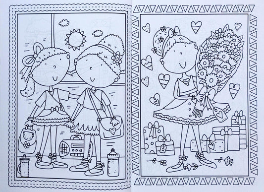 Ballerina Colouring Book