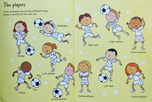 Usborne First Colouring Book Football