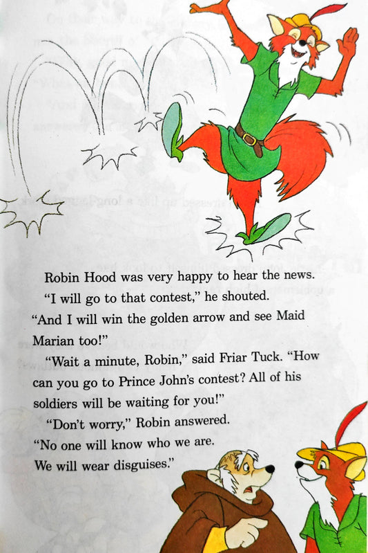 Walt Disney Robin Hood And The Golden Arrow