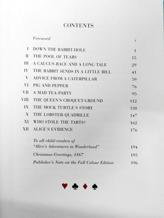 Alice's Adventures In Wonderland