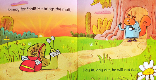 Usborne Phonics Snail Brings Mail