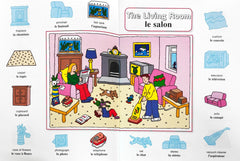 First Words English French Sticker Book