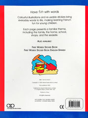 First Words English French Sticker Book