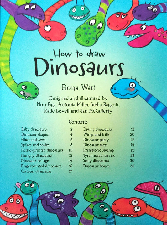 Usborne How To Draw Dinosaur