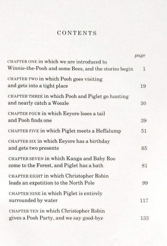 Winnie the Pooh ( 10 Chapters )