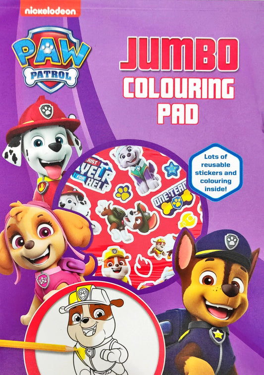Paw Patrol Jumbo Colouring Pad