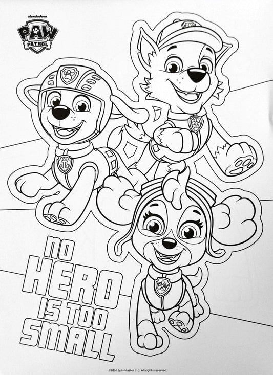 Paw Patrol Jumbo Colouring Pad