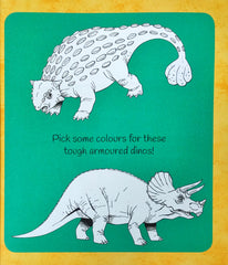 Dinosaur Drawing Doodling and Colouring Book