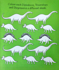 Dinosaur Drawing Doodling and Colouring Book