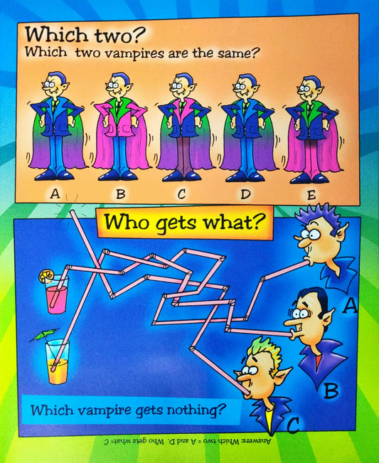 Vampires Sticker and Activity Book
