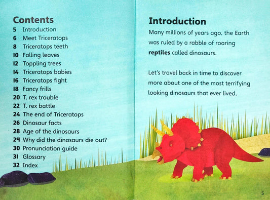 A Day in the life of Triceratops (Phonics)