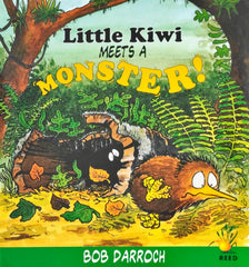 Little Kiwi meets a monster