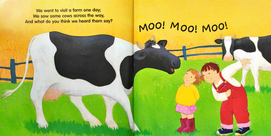 We went to visit a farm one day