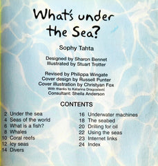 Usborne What's under the sea?