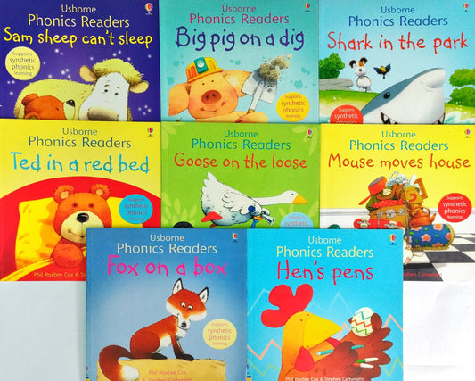 Usborne Phonic Readers Combo 3 (8 Books)