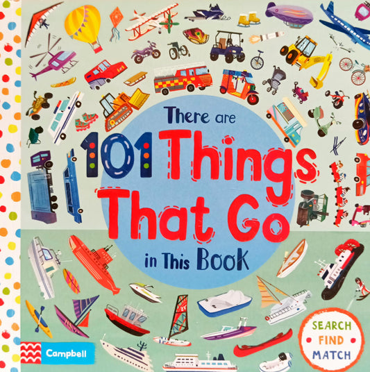 There are 101 Things that go in this book