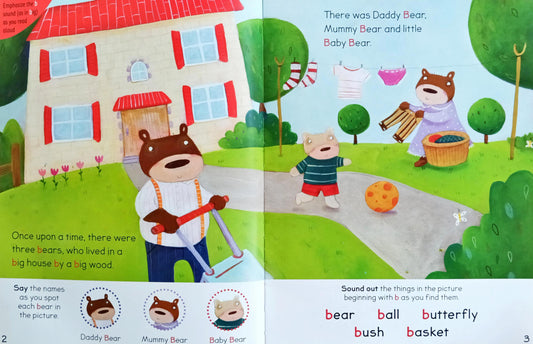 Goldilocks and the three bears (Learn to read / Age 3+)