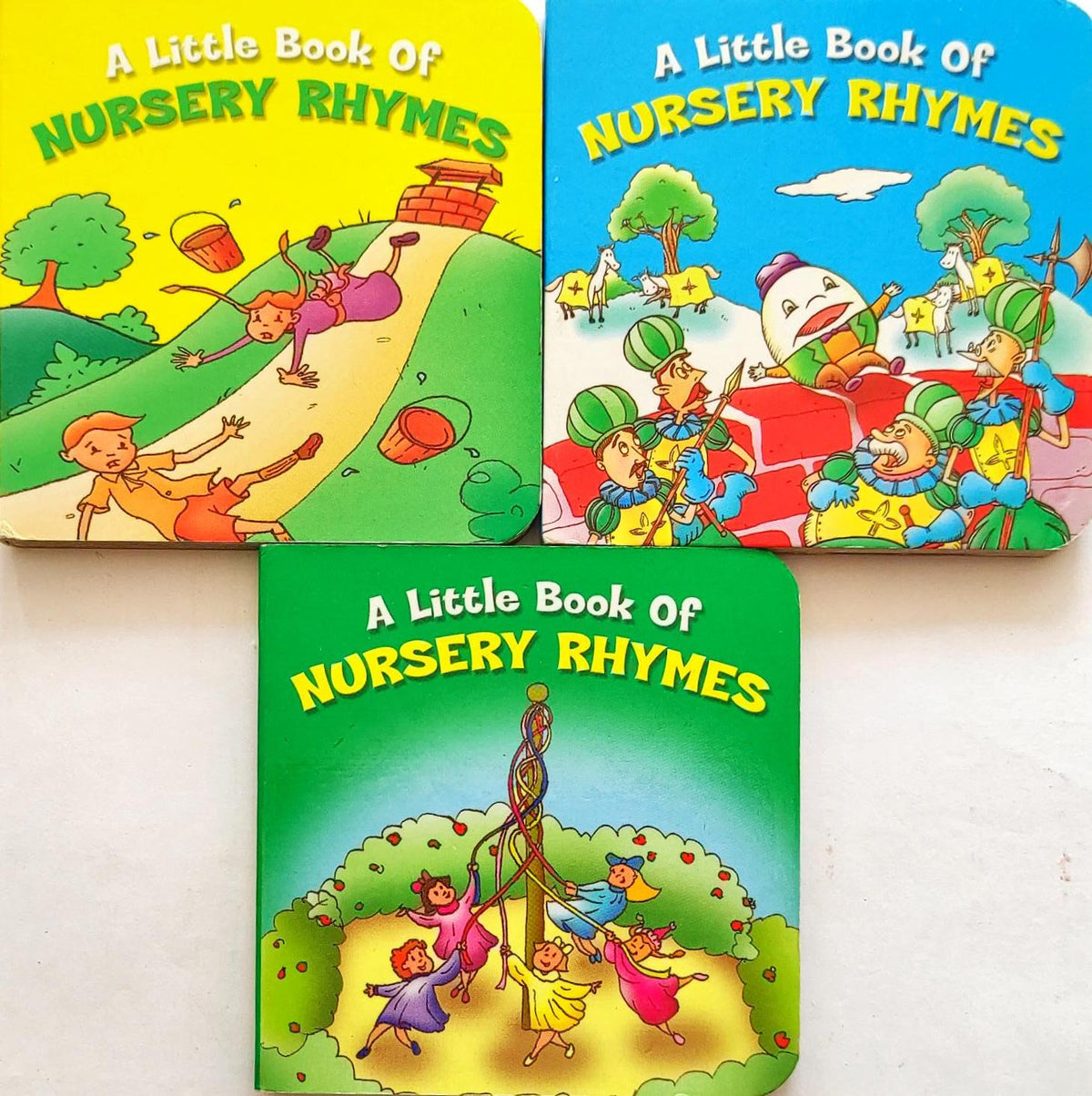 A Little Book Of Nursery Rhymes Combo (3 Books/Board Book)