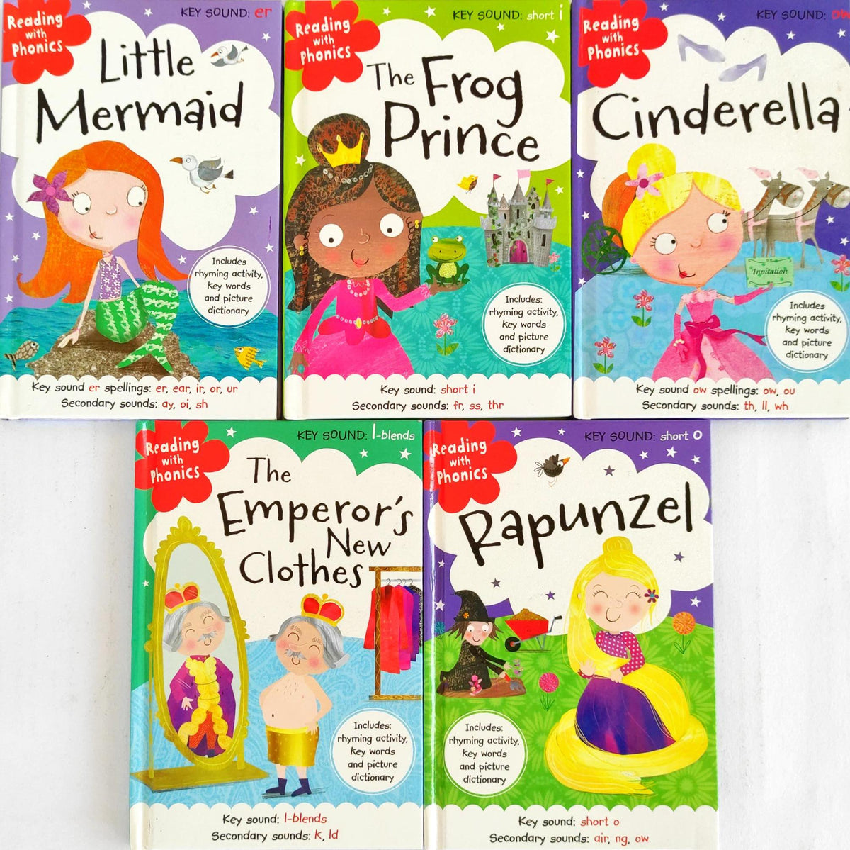 Reading with Phonics Combo 7 (5 Books)