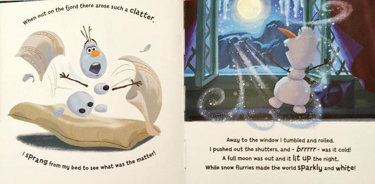 Dinsey Frozen Olafs Night Before Christmas