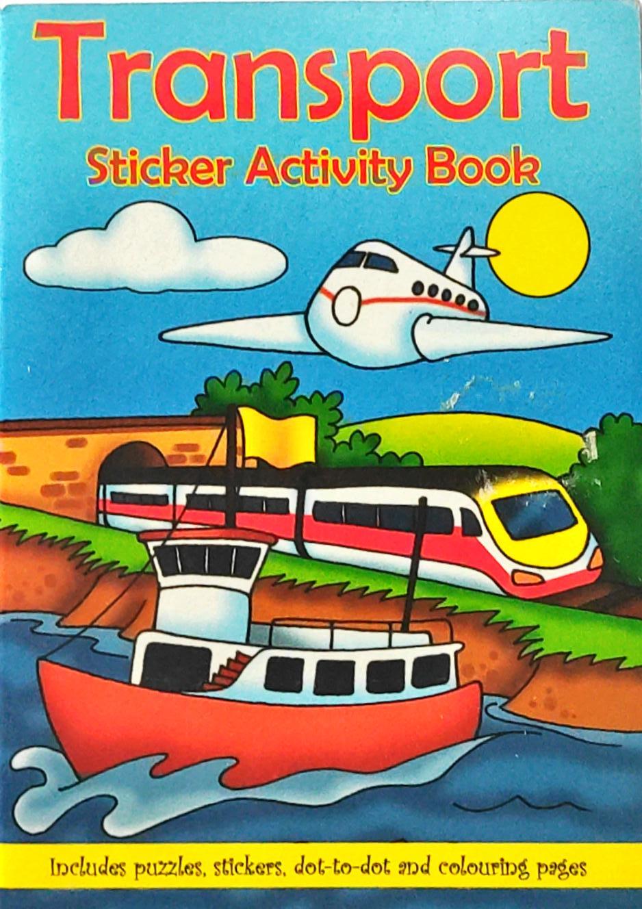 Transport Sticker Activity Book
