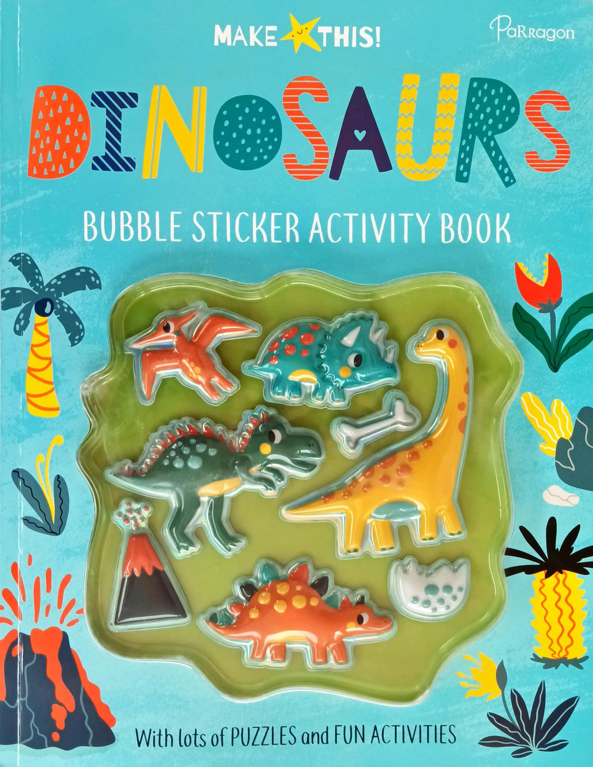 Dinosaurs Bubble Sticker Activity Book