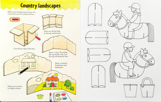 Farm Animals 30 Cut Outs to Colour