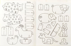 Farm Animals 30 Cut Outs to Colour