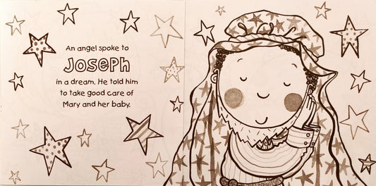 The Characters of Christmas Colouring Book