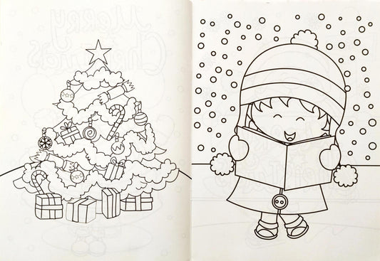 Creativz Christmas Colouring Book