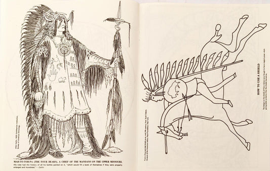 A Colouring Book of American Indians