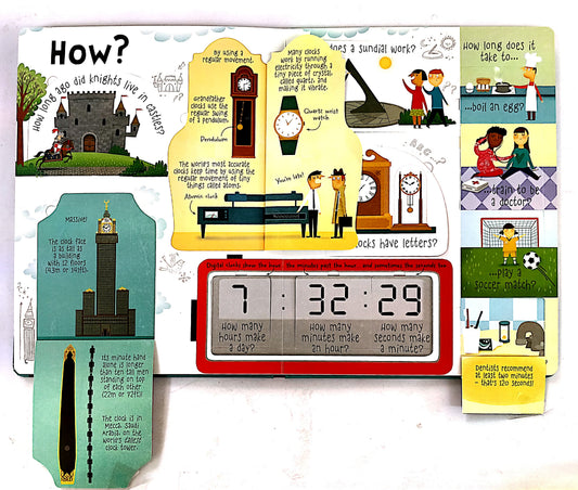 Usborne Question and Answer about Time (Flap Book)