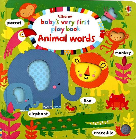 Usborne Baby's very First Play book Animal Words