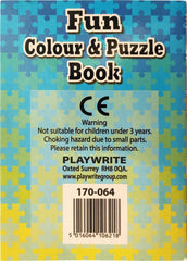 Fun Colour and Puzzle Book