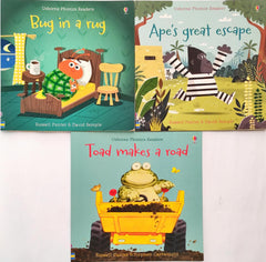 Usborne Phonics Reader Combo Set 18 (3 Books)