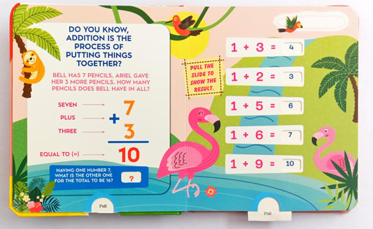 Ready For School - Addition & Subtraction Slide Board Book