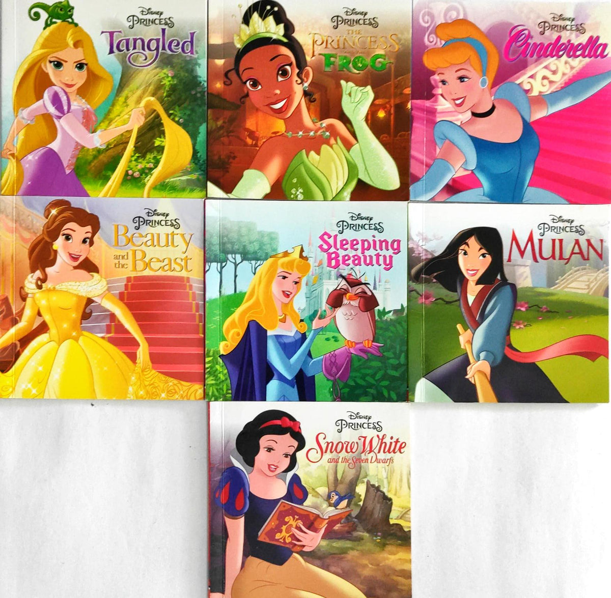 Disney Princess SmallBook Combo Set 4 (7 Books)