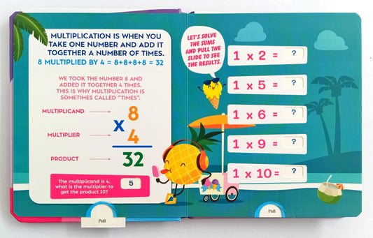 Ready For School - Multipication & Division Slide Board Book