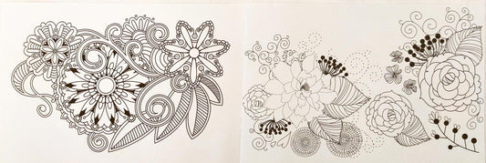 Colouring Book Stress Relief Adult Colouring