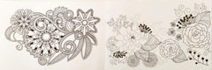Colouring Book Stress Relief Adult Colouring