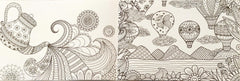 Colouring Book Stress Relief Adult Colouring